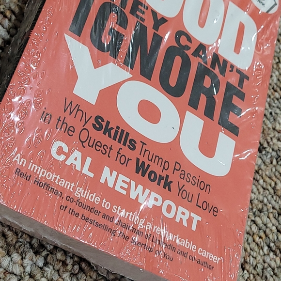 Self Help Book - So Good They Can't Ignore You -  By Cal Newport - Picture 2 of 4